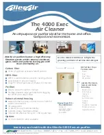 AllerAir 4000 Exec Specification Sheet preview