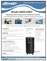 AllerAir Air Purifier 8000 Exec Brochure preview