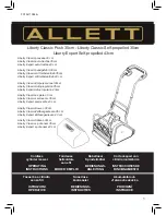 Allett Liberty Classic Push 30cm Operating Instructions Manual preview