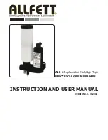 Allfett ALL-6 Instruction And User'S Manual preview