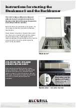 Preview for 11 page of ALL'GRILL 100949 Operating & Assembly Instructions