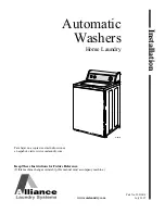 Alliance Laundry Systems 39239R4 Installation Manual preview