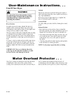 Preview for 21 page of Alliance Laundry Systems 505828 Installation And Operation Instructions Manual