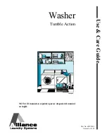 Alliance Laundry Systems 685981R1 Use And Care Manual preview