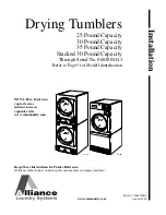 Preview for 1 page of Alliance Laundry Systems 70269701R4 Installation Manual