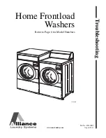 Preview for 1 page of Alliance Laundry Systems AFB50RSP111TW01 Troubleshooting Manual