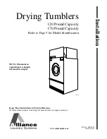 Alliance Laundry Systems AT120CSH Installation Manual preview