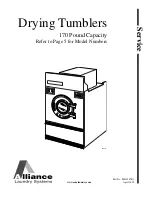 Предварительный просмотр 1 страницы Alliance Laundry Systems AT170CSH Service Manual