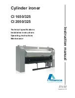 Alliance Laundry Systems CI 1650/325 Instruction Manual preview