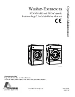 Alliance Laundry Systems D1528ENR3 Operation & Maintenance Manual preview