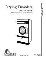 Preview for 1 page of Alliance Laundry Systems DCB50CE Service Manual