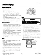 Preview for 8 page of Alliance Laundry Systems DRY2025N User Manual