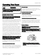 Preview for 10 page of Alliance Laundry Systems DRY2025N User Manual