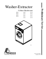 Preview for 1 page of Alliance Laundry Systems HC18 Preliminary Service Manual