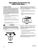 Preview for 5 page of Alliance Laundry Systems Home Laundry Automatic Washers Operating Instructions Manual