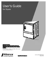 Alliance Laundry Systems Speed Queen DF7000WE User Manual preview