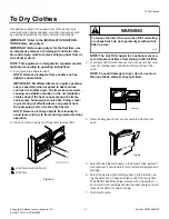 Preview for 12 page of Alliance Laundry Systems Speed Queen DR3003WG User Manual