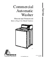 Alliance Laundry Systems UWT021LA Service Manual preview