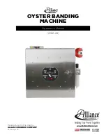 Alliance Rubber Oyster Banding Machine Operator'S Manual preview