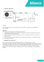 Предварительный просмотр 8 страницы ALLIANCE ALLPH120R410-INV Installation & Operation Manual