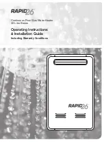 ALLIANCE RAPID 26 Series Operatinginstructions And Installation Manual предпросмотр