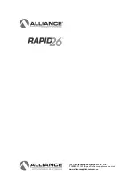 Предварительный просмотр 34 страницы ALLIANCE RAPID 26 Series Operatinginstructions And Installation Manual