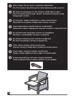 Preview for 10 page of Allibert CORFU WEEKEND Assembly Instructions Manual