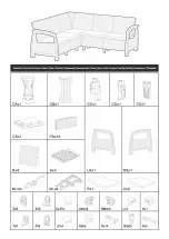 Предварительный просмотр 6 страницы Allibert CURVER CORFU RELAX SET Assembly Instructions Manual