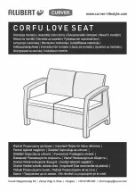 Предварительный просмотр 23 страницы Allibert CURVER CORFU RELAX SET Assembly Instructions Manual