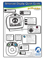 ALLIED MEDICAL Enhanced Display Quick Manual preview