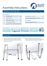 ALLIED MEDICAL MP20504 Assembly Instructions preview