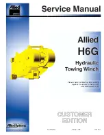 Preview for 1 page of Allied Systems Allied H6G Series Service Manual