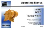 Preview for 1 page of Allied Systems W12E Operating Manual