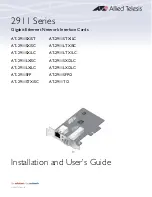 Allied Telesis 2911 Series User Manual предпросмотр