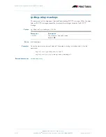 Предварительный просмотр 1090 страницы Allied Telesis AlliedWare Plus 5.2.1 Software Reference Manual