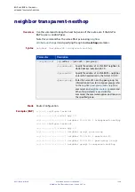 Предварительный просмотр 1290 страницы Allied Telesis AR2050V Command Reference Manual