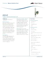 Allied Telesis AT 2916T  AT-2916T AT-2916T Datasheet preview