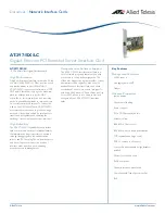 Allied Telesis AT-2971SX/LC Datasheet preview