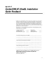 Preview for 43 page of Allied Telesis AT-3012SL Installation Manual