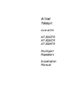 Preview for 1 page of Allied Telesis AT-3012TR Installation Manual