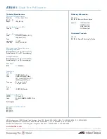 Preview for 2 page of Allied Telesis AT-6101 Specifications