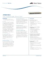 Preview for 1 page of Allied Telesis AT-8000GS/48 Datasheet