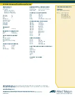 Предварительный просмотр 2 страницы Allied Telesis AT-8024 Specifications