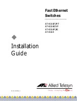 Allied Telesis AT-8316F/MT Installation Manual preview