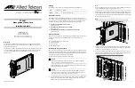 Preview for 1 page of Allied Telesis AT-8401 Installation Manual