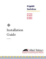 Allied Telesis AT-8518 Installation Manual preview