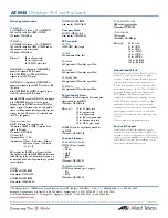 Предварительный просмотр 4 страницы Allied Telesis AT-8948 Datasheet