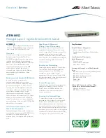 Preview for 1 page of Allied Telesis AT-9000/52 Datasheet