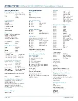 Preview for 2 page of Allied Telesis AT-9424T/POE Datasheet