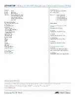 Предварительный просмотр 3 страницы Allied Telesis AT-9448T/SP AC Datasheet